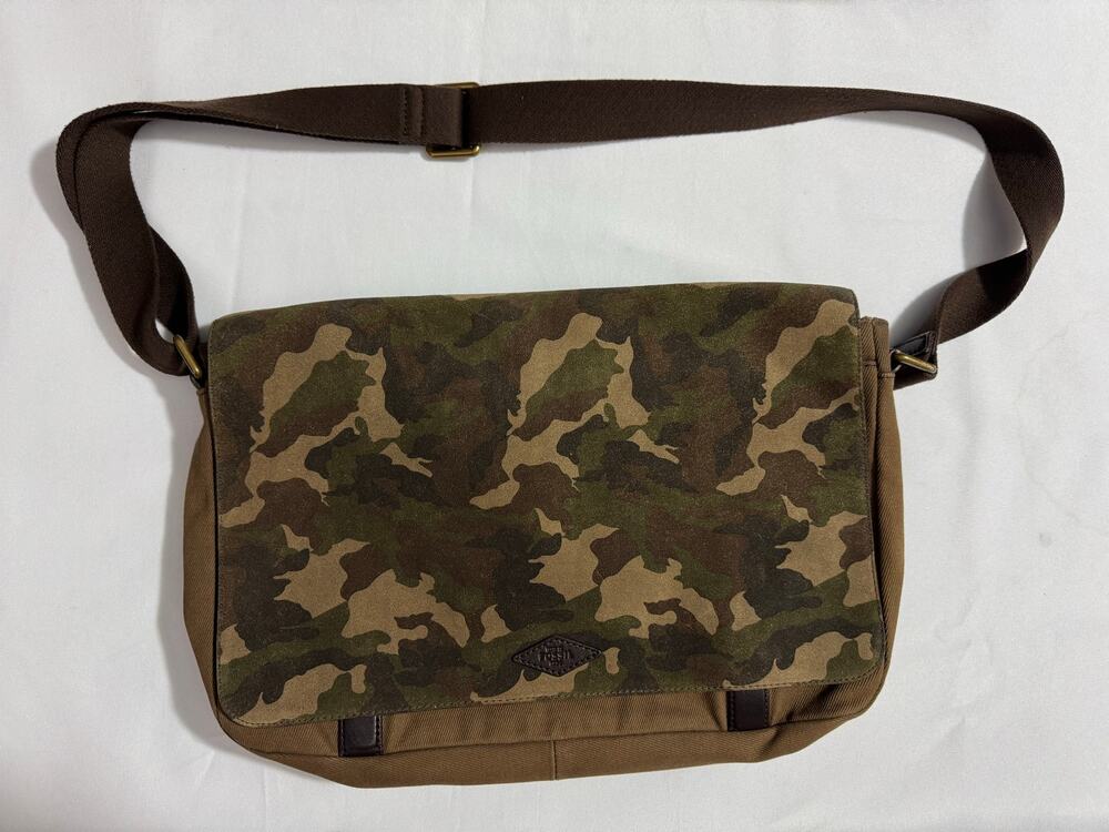 Fossil Terrain EW Camouflage Messenger Bag Laptop Case